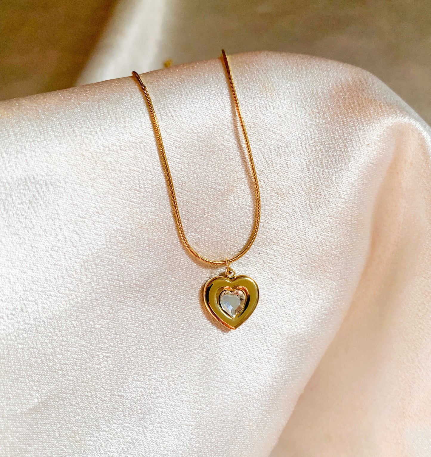 Eros heart necklace