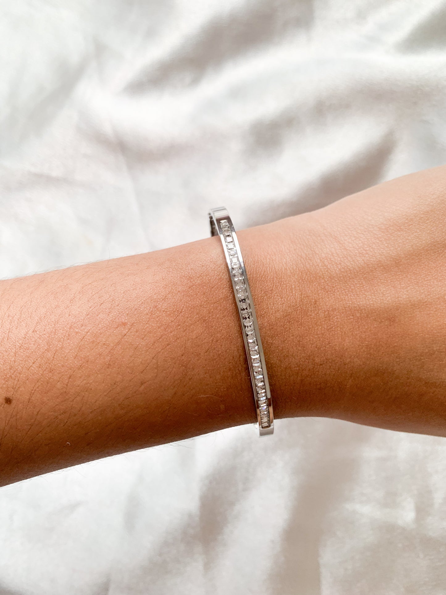 Inari silver bangle