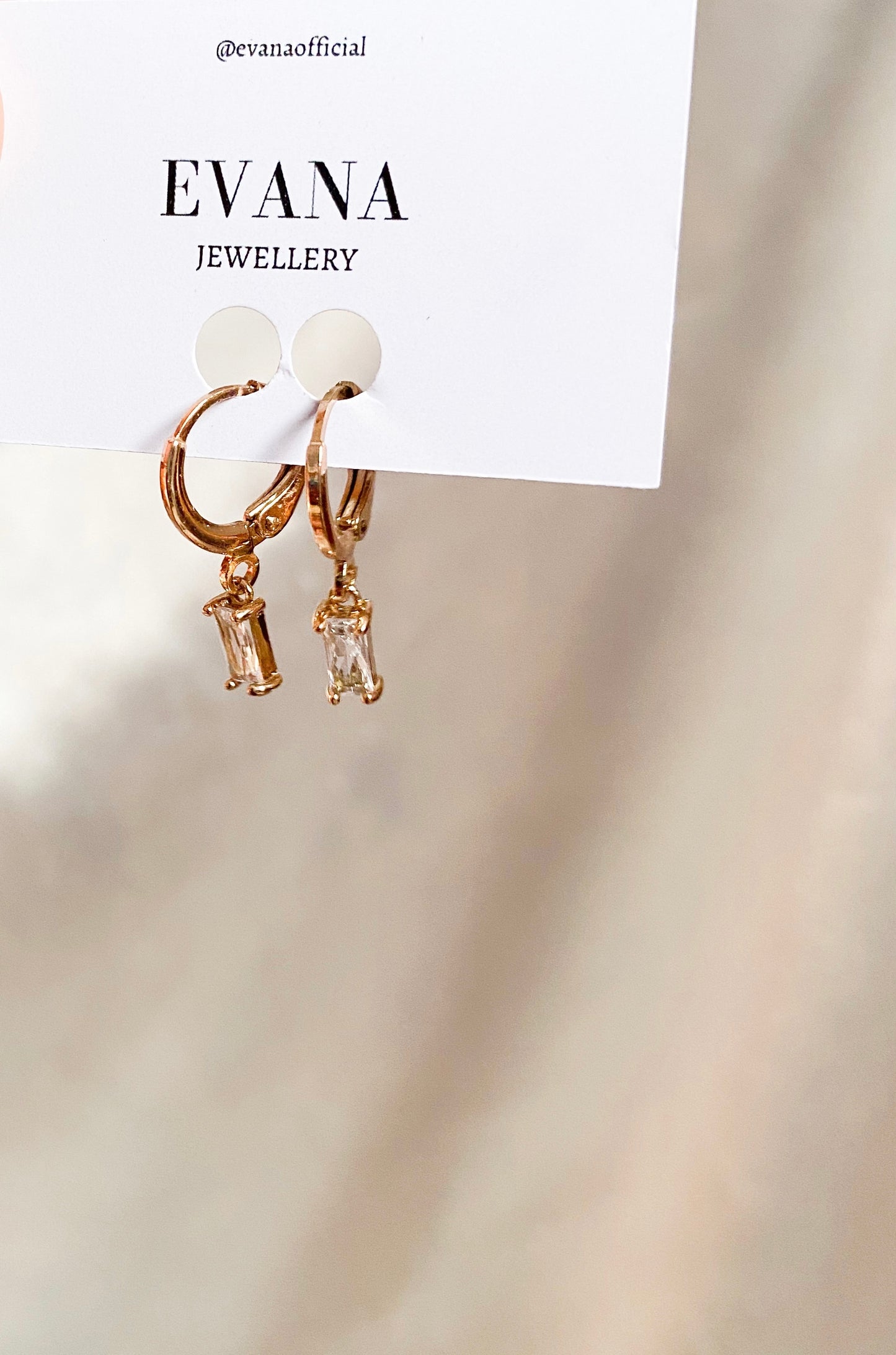 Ira gold drop earrings