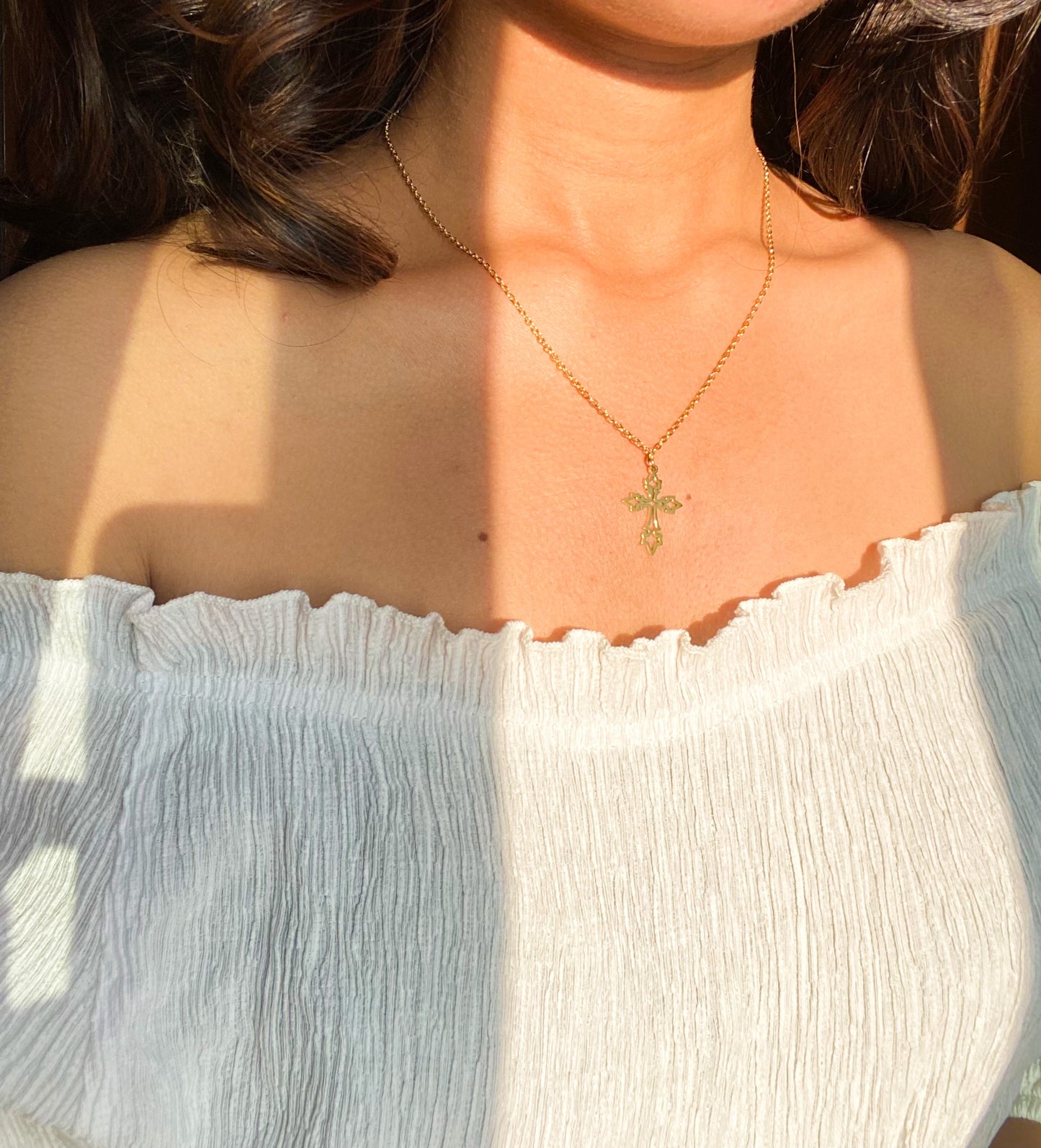 Gold Cross necklace