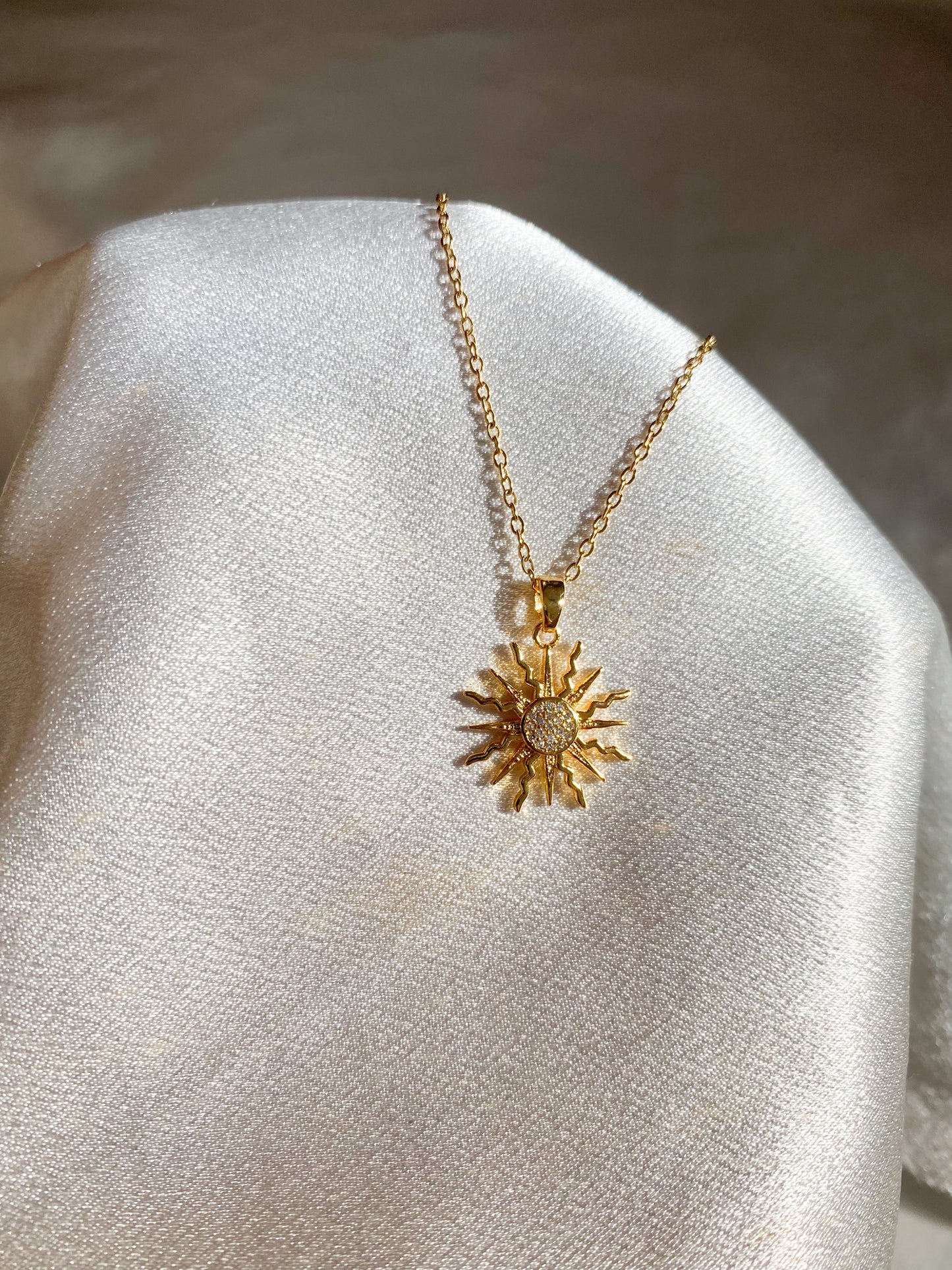 Sun necklace