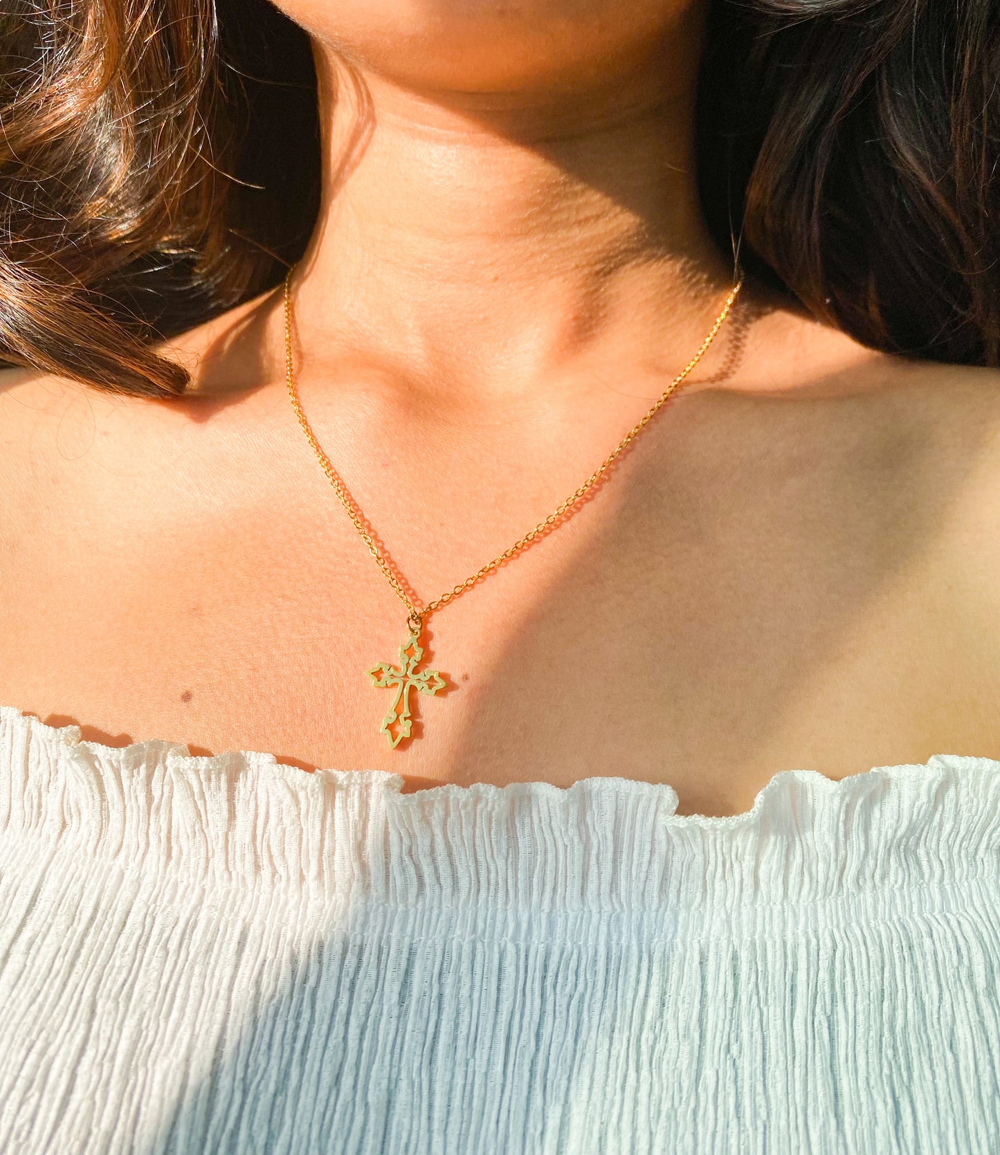 Gold Cross necklace